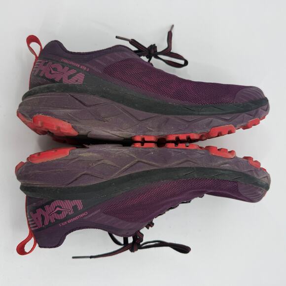 HOKA ONE ONE Challenger ATR 5 Cushioned Running Shoe Womens Size 9.5 Purple - Picture 4 of 9
